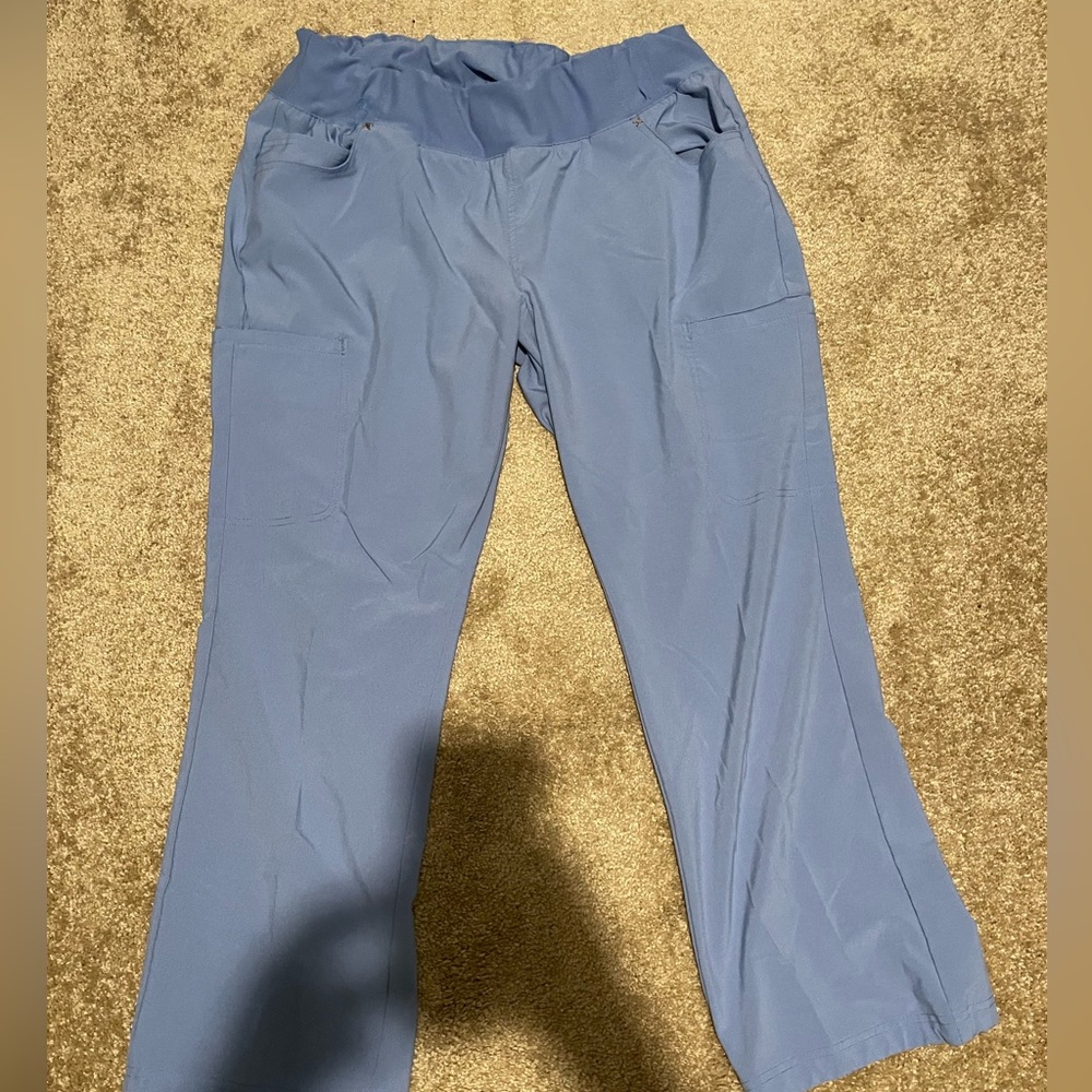 L Petite iflex Cherokee Scrub Bottoms (ceil blue)